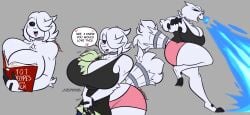 big_breasts breasts cleavage dewwydarts dewwydartz female fox_(dewwydartz) furry huge_breasts meowscarada ouch_meme pokemon pokemon_(species) raiden_(dewwydartz) tagme thick_thighs wide_hips