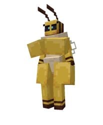 1girls 3d 3d_(artwork) animated anthro bee bee_(minecraft) bee_girl breasts female furry insects microsoft minecraft siefueg