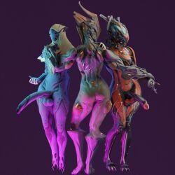 1:1 1girls 2futas 3d 3d_(artwork) big_penis digital_extremes digital_media_(artwork) ember_(warframe) female futanari genitals group herm hi_res humanoid intersex intersex/intersex long_penis penis simple_background tencent thorius trio valkyr_(warframe) warframe wisp_(warframe)