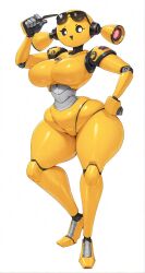 1girls ai_assisted ai_generated big_ass breasts breasts_out female female female_focus female_only female_robot fembot looking_at_viewer robot robot_girl solo solo_female solo_focus tagme yellow_body