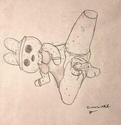 animal_crossing anthro chibi clitoris coco_(animal_crossing) cum female lagomorph legs_up leporid panties_aside pussy pussy_juice small_breasts terminatormkii