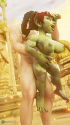 3d 3d_(artwork) 3d_model 3d_render abs beer big_breasts big_breasts big_breasts black_hair boobs_out breasts breasts breasts breasts_out buff carrying carrying_another carrying_partner cock cum cum_drip cum_dripping cum_dripping_from_pussy cum_dripping_out_of_pussy cum_in_pussy cum_in_pussy cum_inside cum_on_balls cum_on_lower_body cum_on_penis cum_on_thighs cum_overflow cum_overflowing defeat_sex defeated desert dick drinking drunk drunk_sex dubious_consent goblin goblin_(warcraft) goblin_female goblin_girl green_nipples green_skin human human_(warcraft) human_(world_of_warcraft) humanoid humanoid_genitalia humanoid_penis long_hair lord_maldazzar moaning muscles muscular muscular_abs muscular_arms muscular_female muscular_thighs nipples one-handed_carry overflowing_cum overflowing_pussy penis pointed_ears pointy_ears ponytail pussy questionable_consent red_eyes red_hair reward_sex riding riding_penis sex sex_from_behind sharp_teeth shortstack size_difference sweat sweating thick_thighs tits_out toe_curl vagina vaginal_creampie vaginal_penetration vaginal_penetration vaginal_sex warcraft warrior warrior_(warcraft) world_of_warcraft