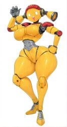 1girls ai_assisted ai_generated big_ass breasts breasts_out female female female_focus female_only female_robot fembot looking_at_viewer robot robot_girl solo solo_female solo_focus tagme yellow_body