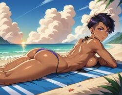 1girls 4ny_studio ai_generated animated anime breasts copyright_request erect_nipples female female_only gamer_girl getting_inside green_eyes green_hair hand_on_desk headphones_only hisato_azuma human human_female indoors light-skinned_female light_skin looking_at_viewer pink_nipples solo solo_female suggestive suggestive_gesture vertical_video
