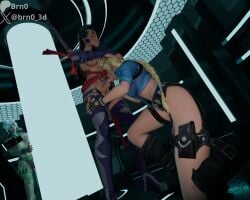 1girls 2futas 3d 3d_(artwork) big_penis black_hair black_nail_polish blender blonde_hair blowjob boots braided_hair braided_twintails brn0 covering_mouth ear_piercing earrings elsa_bloodstone elsa_bloodstone_(marvel_rivals) elsa_bloodstone_(young_blood) female female_on_futa finger_wrap fingerless_gloves fit fit_female fit_futa functionally_nude functionally_nude_female functionally_nude_futa futanari hand_on_another's_head hand_on_another's_thigh handjob holster large_penis light-skinned_female light-skinned_futa light_skin long_hair looking_up marvel marvel_rivals medium_breasts painted_fingernails painted_nails psylocke psylocke_(marvel_rivals) psylocke_(sai)_(vengeance) psylocke_(vengeance) rogue_(marvel_rivals) rogue_(savage_land) rogue_(x-men) self_upload shirt spying sword_on_back tagme thigh_boots tied_shirt tiptoes voyeur voyeurism waist_belt watching watermark