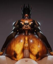animated anus big_ass bouncing_ass cowgirl_position digital_extremes ember_(warframe) ember_heirloom_(warframe) faceless_male female female_on_top no_sound robot_girl simple_background skxx_elliot tagme vagina vaginal_penetration video warframe warframe_(species)