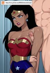 ai_generated angry_expression angry_face armpit armpit_sex dc dc_comics diana_prince embarrassed_female fit_female heroine humiliation willainukeusallalready wonder_woman wonder_woman_(series)