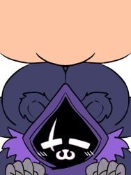 1boy 1boy1girl 1girls animated animated beat_banger black_fur female female_focus fortnite fortnite:_battle_royale looping_animation purple_fur raven_team_leader screen_face tagme