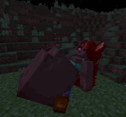 ) 1girls 3d 3d_(artwork) anthro breasts female female_pred fox furry larger_female microsoft minecraft red_hair siefueg terraria vore vore_belly zoologist_(terraria)