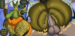 cell (dragon ball) from dragon ball by witdrawsloods