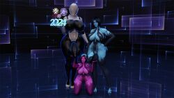 1girls 2futas 3d 3d_model abs auditour balls blue-skinned_futanari blue_skin breasts cortana female futanari halo_(series) haydee haydee_(game) large_breasts penis testicles video_game_character video_game_franchise