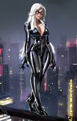 1girls 2026 alluring black_cat_(marvel) blue_eyes breasts city city_background color colored curvaceous curvaceous_body curvaceous_female curvaceous_figure curvaceous_hips curvy curvy_body curvy_female curvy_figure curvy_hips domino_mask enticing eyemask felicia_hardy female hips light-skinned_female light_skin long_hair marvel marvel_comics mask masked masked_female night orionm pinup red_lipstick rooftop seducing seductive seductive_look shiny shiny_clothes spider-man_(series) superheroine teasing temptation tempting thick thick_hips thick_thighs voluptuous voluptuous_female white_hair wide_hips zipper