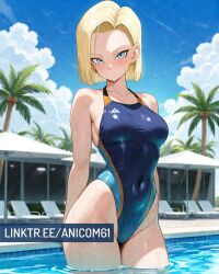 android 18 from crunchyroll by android18dx