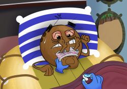 2024 anus balls coconut coconut_fred coconut_fred's_fruit_salad_island disembodied_hand fully_sheathed male male_only negaposi sheath sick suppository