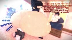 3d anal anal_masturbation anal_sex anal_vore animated ass_bigger_than_head ass_built_separately big_ass big_breasts body_in_anus breasts cappuccinodrinker dildo_penetration female human_dildo living_dildo living_insertion_play male minecraft partially_inside plap sex shorter_than_30_seconds shorter_than_one_minute size_difference sound tagme video voice voice_acted vore