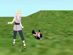 3d_animation absorbed absorption_vore animated assimilation bad_animation cell_(dragon_ball) cell_vore crossover dragon_ball dragon_ball_z imminent_vore muffled_screaming naruto naruto_(series) naruto_shippuden sakura_haruno scared screaming semi-perfect_cell tagme tail_bulge tail_vore tsunade video vore yugerov