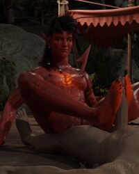 karlach from baldur's gate 3 by  haruki 77