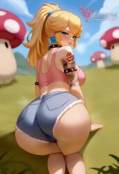 princess peach from mario (series) by erophoenix