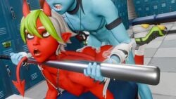2boys anal animated blender blender_(software) blender_eevee blue_skin cum cum_in_ass cum_inside demon demon_boy femboy fortnite fortnite:_battle_royale gay male non-human non-human_only red_skin scoutfuntf2 sound sulk_(fortnite) tagme torment_(fortnite) video yaoi