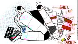 begging_for_more bluzzybluz mating_press nerv_(bluzzybluz) penetration plap robot robot_boy robot_girl sierra_(bluzzybluz) simple_background