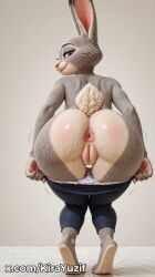 ai_generated anthro anus ass back_muscles bedroom_eyes bent_over big_butt blush bottomwear clothed clothing crouching curvy_figure digital_media_(artwork) disney eyelashes fangs female fluffy fluffy_tail fur furry furry_female furry_only genitals girly grey_body grey_fur half-closed_eyes hi_res huge_ass huge_butt humanoid innie_pussy inviting judy_hopps kirayuzif lagomorph leporid looking_at_viewer looking_back looking_back_at_viewer looking_pleasured low-angle_view mammal motion_lines multicolored_body multicolored_fur narrowed_eyes nude nude_female panties panties_down pants partially_clothed paws peach_pussy pink_anus plump_labia portrait presenting presenting_anus presenting_hindquarters presenting_pussy purple_eyes pussy rabbit raised_tail rear_view seductive simple_background smile solo standing straight tail tan_body tan_fur teeth thick_thighs three-quarter_portrait topless two_tone_body two_tone_fur underwear underwear_down undressing voluptuous wide_hips yiff zootopia