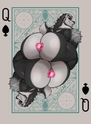 absurd_res anal anal_sex anthro ass beck_(hyenakicks9) buttplug buttplug_in_ass buttplug_insertion card generation_8_pokemon hi_res male marlon.cores muscular nintendo object_in_ass obstagoon penetration playing_card plug_(sex_toy) plug_insertion pokemon pokemon_(species) presenting presenting_hindquarters sex_toy sex_toy_in_ass sex_toy_insertion solo solo_male