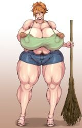 1female 1girl 1girls areola areola_slip areolae areolae_peeking areolae_slip armpit_hair ass_visible_through_thighs belly_hair big_belly blank_background breasts_bigger_than_head breasts_bigger_than_torso broom broomstick brown_areola brown_areolae brown_nipples calves camel_toe cameltoe chubby chubby_belly chubby_female cleavage cleavage_cutout cleavage_overflow cleavage_window dark_areola dark_areolae dark_nipples enormous_breasts enormous_thighs exposed_nipples exposed_pussy exposed_shoulders facing_another facing_forward facing_viewer fang fat_pussy female female_armpit_hair female_focus female_only female_pubic_hair gigantic_areola gigantic_areolae gigantic_breasts gigantic_nipples gigantic_thighs gradient_background hairy hairy_armpits hairy_pussy hand_on_hip holding holding_broom holding_object huge_areola huge_areolae huge_breasts huge_nipples huge_thighs huge_tits ineffective_clothing large_areola large_areolae large_breasts large_nipples large_thighs large_tits long_nipples looking_at_another looking_at_viewer massive_areolae massive_breasts massive_nipples massive_thighs massive_tits muscular_calves muscular_legs muscular_thighs nipple nipple_bulge nipple_fetish nipple_outline nipple_slip nipples nipples_visible_through_clothing no_dialogue no_text oc oerba_yun_fang orange_hair original original_character plump plump_breasts plump_camel_toe plump_pussy plump_thighs ponkotsuu ponytail pubes pubes_exposed pubic pubic_hair pubic_hair_peek pubic_mound puffy_areola puffy_areolae puffy_nipples pussy_hair revealing revealing_clothes revealing_clothing revealing_outfit sandals short_shorts simple_background smile smile_at_viewer smiley_face smiling smiling_at_another smiling_at_viewer solo solo_female solo_focus standing standing_position staring staring_at_another staring_at_viewer stomach_hair tank_top tanktop textless thick thick_breasts thick_female thick_hips thick_legs thick_thighs thighs_bigger_than_head thighs_bigger_than_torso tight_clothes tight_clothing tight_fit tight_pants useless_clothing variant variant_set visible_pussy voluptuous voluptuous_female wardrobe_malfunction wide_hips