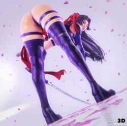 3d ass ass_focus ass_up bending_over blender bodysuit face_down_ass_up itslaiknsfw laik3d laiknsfw marvel marvel_rivals psylocke psylocke_(marvel_rivals) x-men