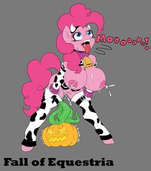 2016 anthro anthrofied bell big_breasts black_and_white blush breasts clothing collar consensual_tentacles cum dialogue earth_pony elbow_gloves english_text equine fall_of_equestria female food forgey friendship_is_magic fruit gloves headband hi_res horse inked lactation legwear mammal milk monochrome my_little_pony nipples penetration pinkie_pie_(mlp) pony poprocks pumpkin pussy sex shackles sketch slave solo stockings straight_hair sweat tentacle text tongue tongue_out vaginal_penetration