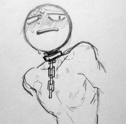 blush chains collar countryhumans male male_only porn solo stickman taiwan_(countryhumans) white_background