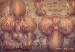 3_toes absurd_res after_sex anthro ass backsack balls big_balls big_butt bodily_fluids body_writing both_sexes_in_same_situation claws cum cum_in_ass cum_in_pussy cum_inside cum_on_butt deathclaw duo fallout feet female free_use genital_fluids genitals hi_res jack_and_jill male microsoft plump_labia pussy raised_tail reptile scalie smagloosh tail take_your_pick tally_marks thick_tail through_wall toe_claws toes