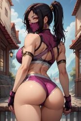 ai_generated ass big_ass big_breasts breasts female_only huge_breasts large_ass large_breasts mileena mortal_kombat solo_female sugoiseduction thick_thighs wide_hips