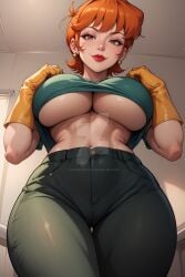 ai_generated ass big_ass big_breasts breasts dexter's_laboratory dexter's_mom female_only huge_breasts large_ass large_breasts solo_female sugoiseduction thick_thighs wide_hips