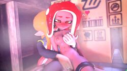 2girls agent_3_(splatoon) agent_8_(octo_expansion) agent_8_(splatoon) enjoying frgzz88 grabbing_breasts kissing_neck masturbating_other nintendo octoling octoling_girl sitting sitting_on_lap source_filmmaker splatoon splatoon_2 splatoon_2:_octo_expansion submissive submissive_female yuri