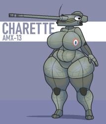 1girls big_breasts breasts chubby chubby_anthro chubby_female female living_machine living_tank living_vehicle mars206 solo solo_anthro solo_female solo_focus tagme tank_(vehicle) tankmorph thick_thighs thighs