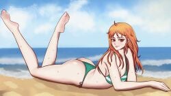 nami (one piece) from one piece by pindoragon