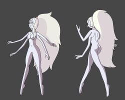 edit nude nude_filter opal_(steven_universe) steven_universe