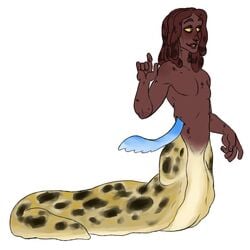 anatomically_correct animal_genitalia animal_genitalia_on_humanoid animal_penis brown_hair brown_skin freckles gastropod gastropod_penis_on_humanoid hair hybrid male male_only max_(dyinghere) mollusc mollusk penis slug solo solo_focus spots stripes taur unknown_artist yellow_eyes