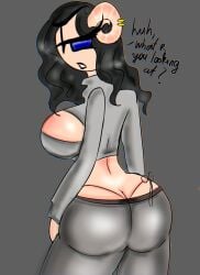 big_breasts big_breasts big_butt no_artist_signiture no_watermark tight_clothing unknown_artist unknown_character