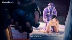 2boys 2girls 3d alien alien/human alien_boy alien_girl alien_humanoid angara doggy_style foursome human interspecies jaal_ama_darav mass_effect mass_effect_andromeda polycule realium3d sara_ryder scott_ryder siblings vaginal_penetration vaginal_sex vetra_nyx watching