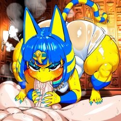 1boy 1boy1girl 1female 1girls 2026 ai_generated animal_crossing ankha ankha_(animal_crossing) ass ass_focus big_ass big_balls big_penis black_eyes blowjob blue_hair blushing bratty breasts bubble_butt cat_ears cat_tail catgirl child_bearing_hips cock_worship dat_ass dumptruck_ass egyptian egyptian_female enormous_ass fat_ass female femsub flat_chest gargantuan_ass gigantic_ass ginormous_ass glissando goonable grabbing grabbing_another's_penis grabbing_penis hair_ornament horny horny_female huge_ass huge_balls huge_cock humongous_ass hyper hyper_ass hyper_balls hyper_penis looking_at_partner looking_at_viewer looking_pleasured male male/female maledom muscular muscular_male musk musk_clouds partially_clothed perfect_body perfection posing posing_for_the_viewer rare round_ass saliva saliva_drip saliva_string saliva_trail salivating see-through see-through_clothing shortstack sloppy sloppy_blowjob small_breasts sucking sucking_penis sweat sweatdrop sweating sweaty thick thick_ass thick_thighs thighs thunder_thighs veiny_penis voluptuous voluptuous_female wide_hips yellow_skin