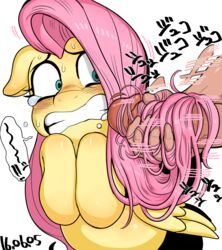 equine feral fluttershy_(mlp) friendship_is_magic hairjob masturbation my_little_pony nekubi penis pony scared tears