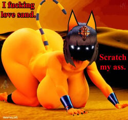3d animal_crossing ankha ankha_(animal_crossing) anthro big_ass big_breasts huge_ass huge_breasts masteryorg0 phony pony scrag_ankha scrag_boy_(model) tagme thicc yellow_skin