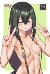 tsuyu asui from my hero academia by shibayamamohu