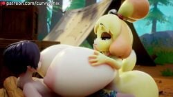 1boy 1girls 3d animal_crossing animated big_breasts blowjob boobjob breast_expansion breasts cum cum_between_breasts cum_in_mouth cum_on_breasts cumming curvy curvylonix domestic_dog expansion fellatio female furry furry_female giant_breasts growth hi_res huge_breasts hyper_breasts isabelle_(animal_crossing) jiggle male male/female oral oral_penetration oral_sex paizuri self_upload straight thick video voice_acted voluptuous wide_hips