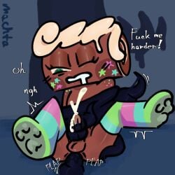 1anthro 1boy anal anthro artwork_(digital) blushcrunch_studio cheek_markings cosmo_(dandy's_world) cumming dandy's_world femboy for_a_head machta nude restrained roblox roblox_game stockings tentacle tentacle_penetration tentacle_sex thighhighs tremble_spikes unable_to_move video_games