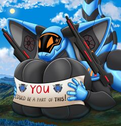absurd_res anthro big_breasts breast_size_difference breast_squish breasts city city_background extreme_size_difference female furrypur hi_res huge_breasts hybrid hyper hyper_breasts machine macro macro_anthro macro_female macro_focus male mountain non-mammal_breasts propaganda propaganda_poster reptile robot robot_anthro scalie size_difference snake solo squeezes squish synthet