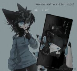 after_rape after_sex anthro anus ass_up big_eyes blue_eyes blue_insides bodily_fluids bottomless butt butt_focus butt_grab canid canine clothed clothing confusion domestic_cat drugged duo electronics felid feline felis femboy fluffy fluffy_tail forced fox gaping gaping_anus genital_fluids genitals gynomorph hand_on_butt hoodie hoodie_only hybrid intersex latex latex_clothing latex_legwear latex_thigh_highs leaking leaking_anus leaking_precum legwear male male_only mammal naku_(naku) pawpads paws penis phone phone_screen phone_view photo precum questionable_consent rape recording recording_sex recording_video sex sexual_assault small_penis snowster_(snowvy_0w0) snowvy_0w0 stockings story story_in_description substance_intoxication subtitled tail text thick_thighs thigh_highs thighs_spread topwear topwear_only
