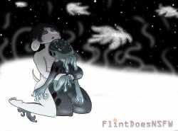 leolewds the_gentleman_(leolewds) zeblackballd_(artist) stargazer_(species) space outer_space alien creature dark_blue_body white_body white_fur white_skin black_hair black_nose poodle canis canid dog 2026 2020s