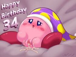 kirby kirby_(series) nintendo pussy waddling_head cum nixkirb18 anniversary spread_pussy birthday